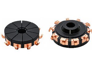 high conductivity copper carbon commutator for fuel pump