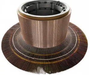 high conductivity copper v-ring type commutator for large dc motor